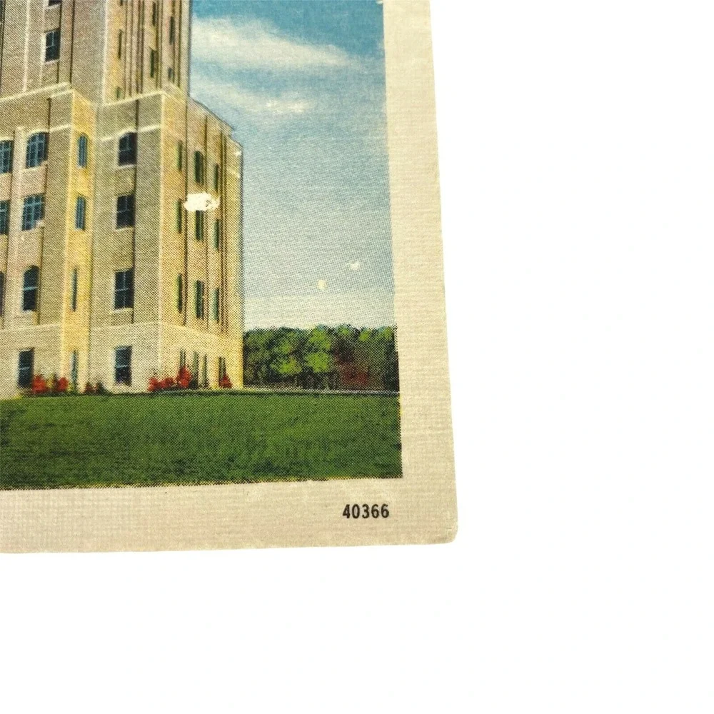 Vintage Colored Printed Postcard St Marys Hospital‎ Cote-des-Neiges Montreal